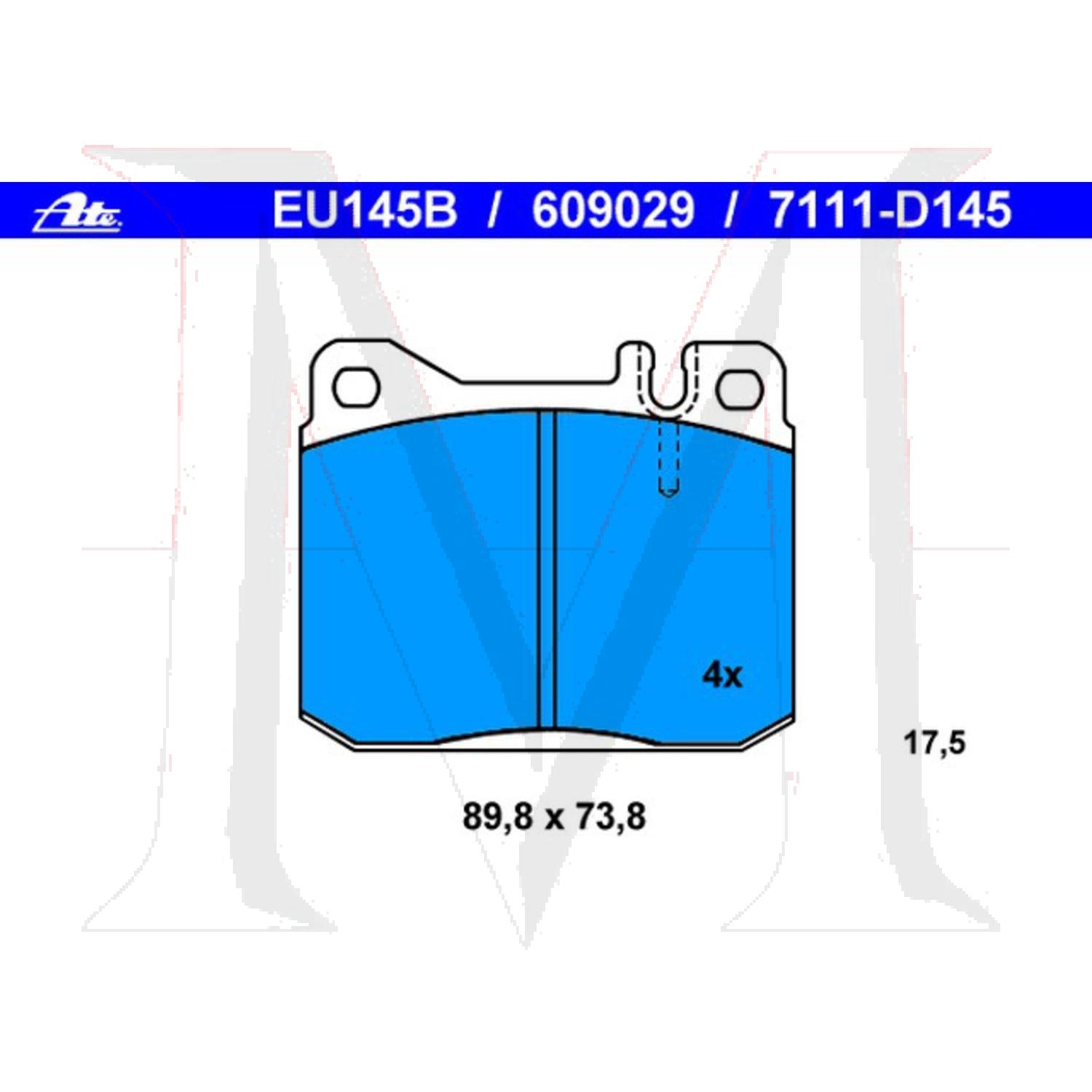 FRONT BRAKE PAD SET