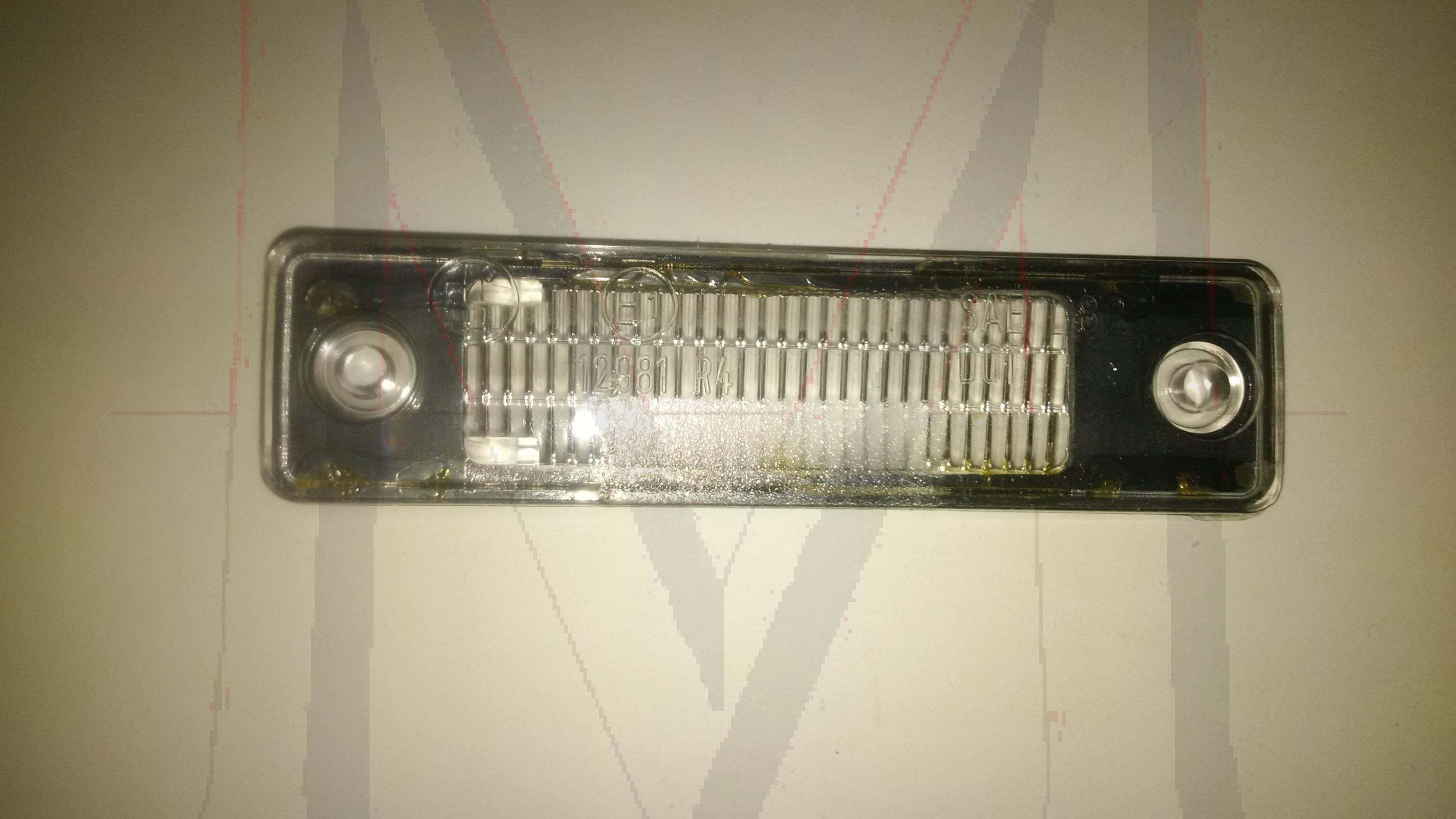 LICENSE LIGHT LENS