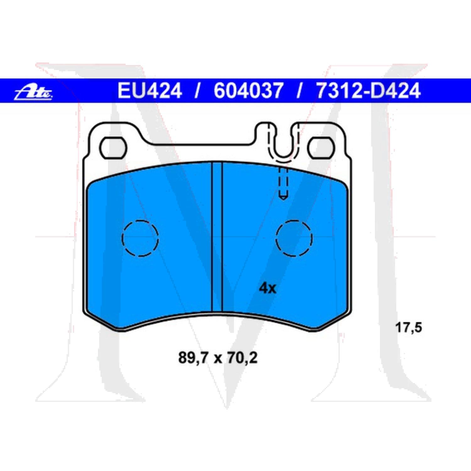 FRONT BRAKE PAD SET