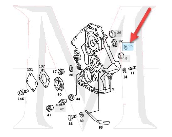 TIMING COVER O-RING